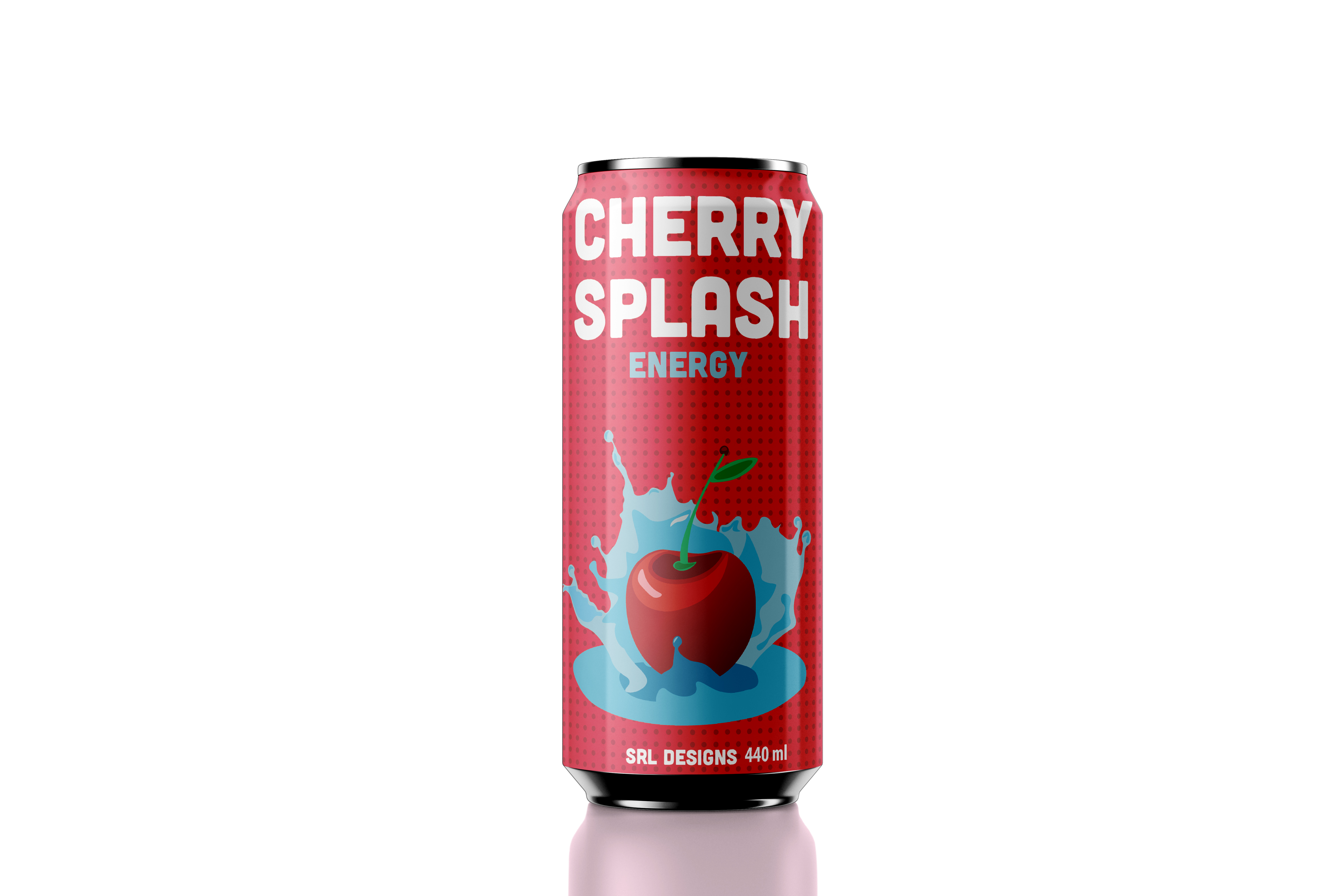 Cherry Splash Energy Drink